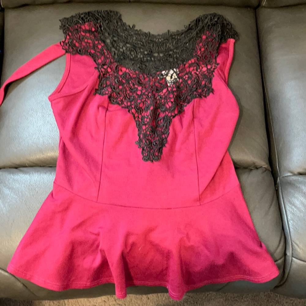 Dark purple top